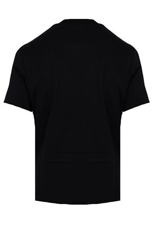 Black cotton T-shirt YES LONDON | XM4132NERO